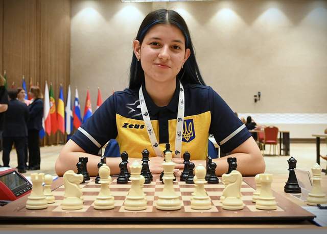 15-річна українка стала чемпіонкою Європи з шахів