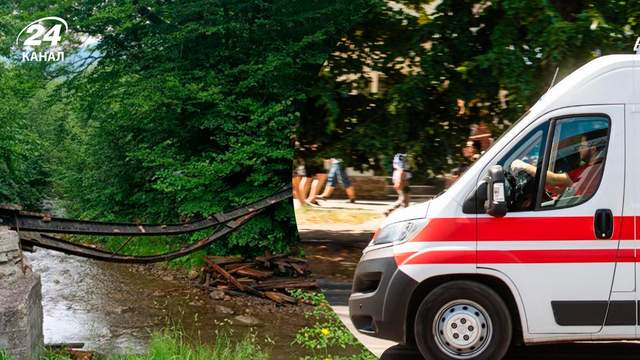 У Виженці на Буковині стався обвал мосту: в якому стані зара