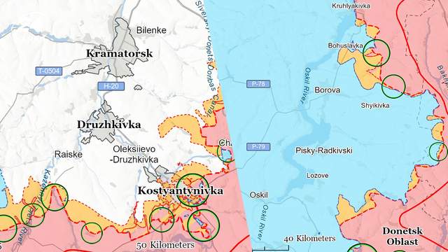 ЗСУ контратакували на Слов'янському напрямку та в районі Оле