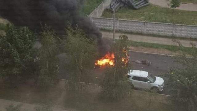 У Підмосков'ї вибухнув автомобіль: водій загинув н