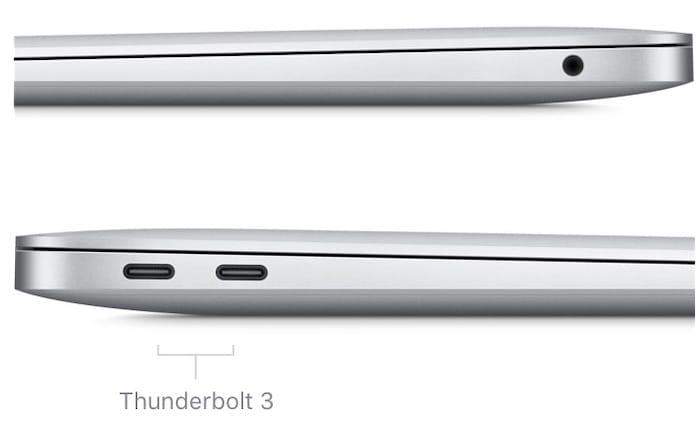 Порти MacBook Air 2020 року