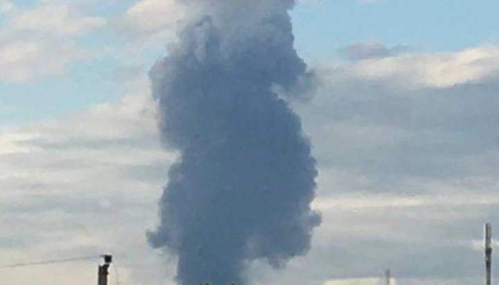 Фото взрыва в Днепре