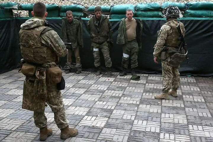 пленные российские военные в Украине