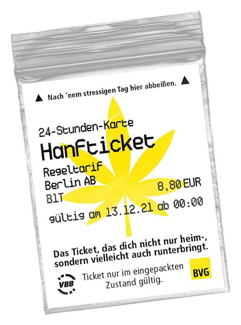 Просочені маслом конопель: у берлінському метро почали продавати їстівні квитки