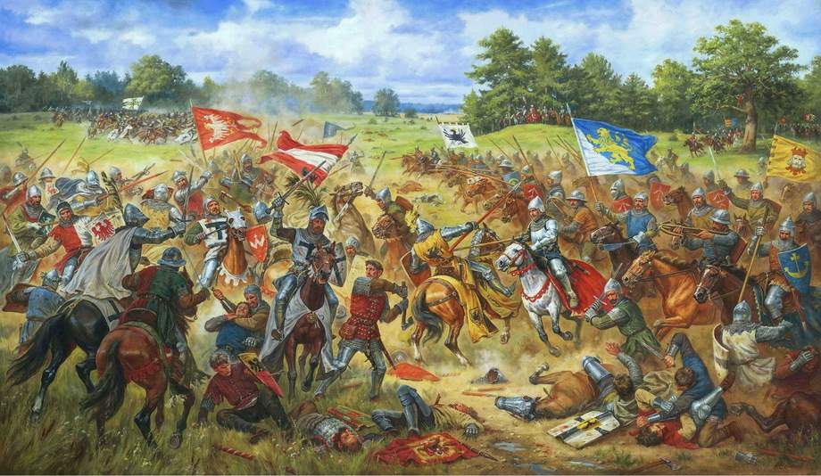 Грюнвальдская битва карта