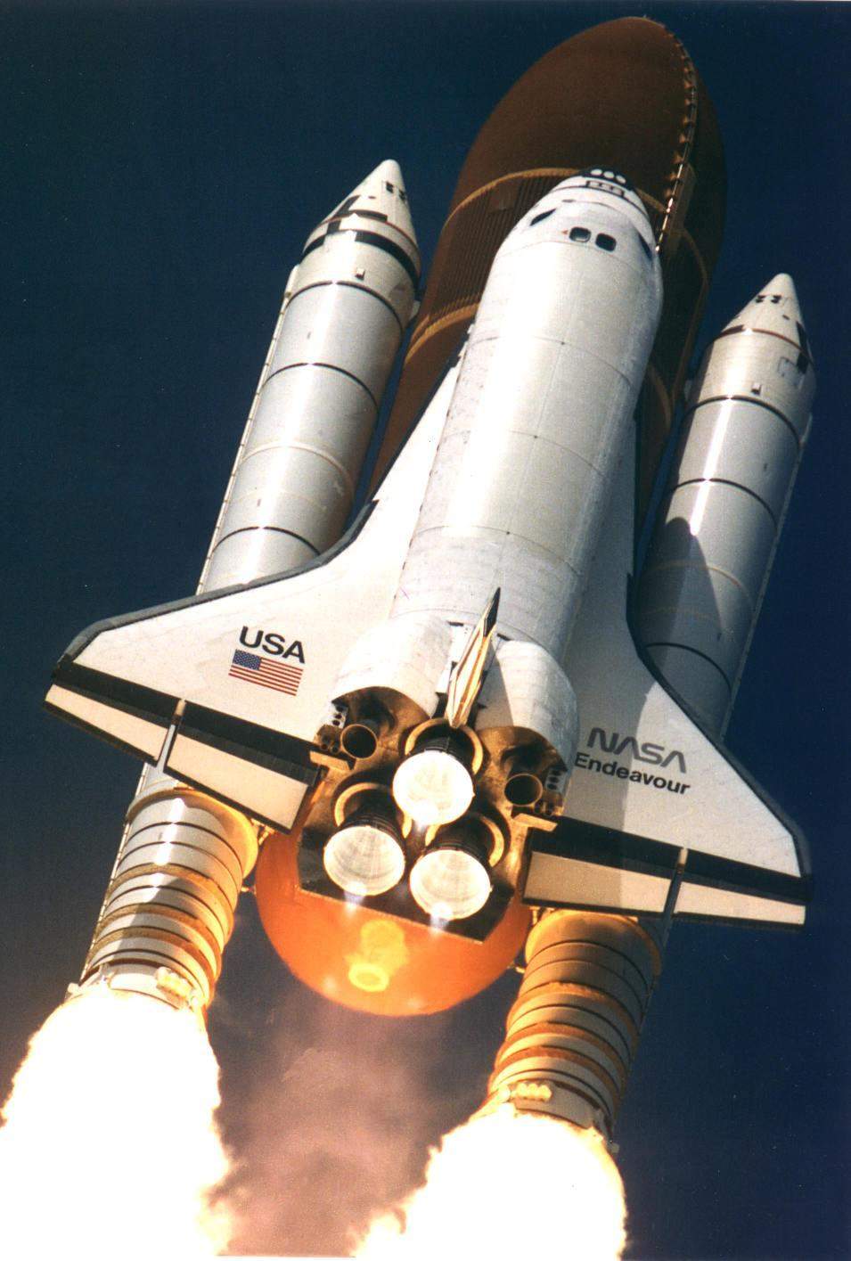 Endeavour в польоті