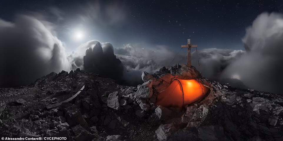 ganador de bronce del concurso de fotografía de escaladores